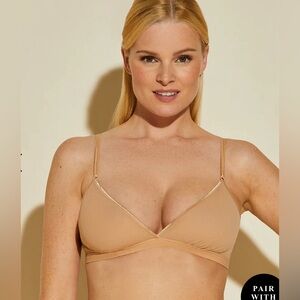 NWOT Cosabella Soire beige bralette size L